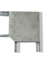 Preview:  90° Bogen Winkel inkl. Deckel + 4 passende Schrauben galvanisch verzinkt 150mm