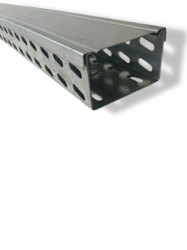 1,5 m Deckel für Kabelrinne 100x60 mm mit 2x Deckelsicherung