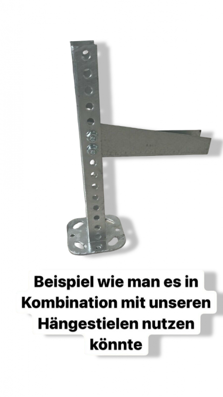 Wand/Hängestielausleger verzinkt