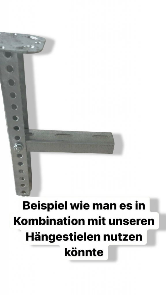 Wand/Hängestielausleger verzinkt